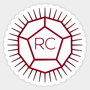 Rolero Casual Podcast Logo Sticker